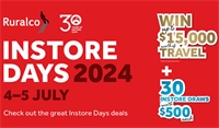 Celebrating 30 years of Ruralco Instore Days this July