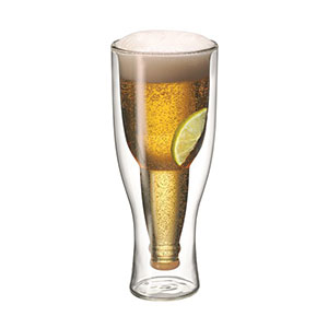 Avanti top Up Twin wall beer glass