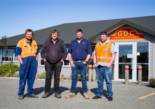 Lane, Greg, Michael and Blake, Greg Donaldson Contracting Ltd