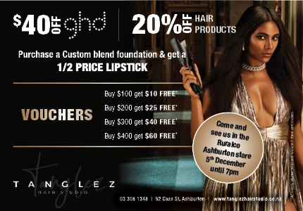 Tanglez Hair Studio advert