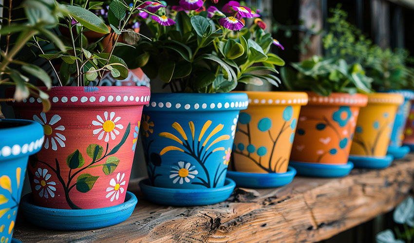 DIY: Paint your pots